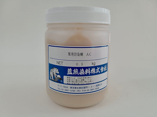 Resist-paste for Tsutsu-gaki