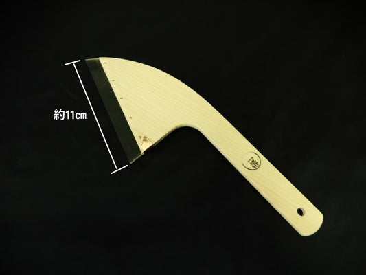 Debabera with rubber - Wooden spatula with rubber